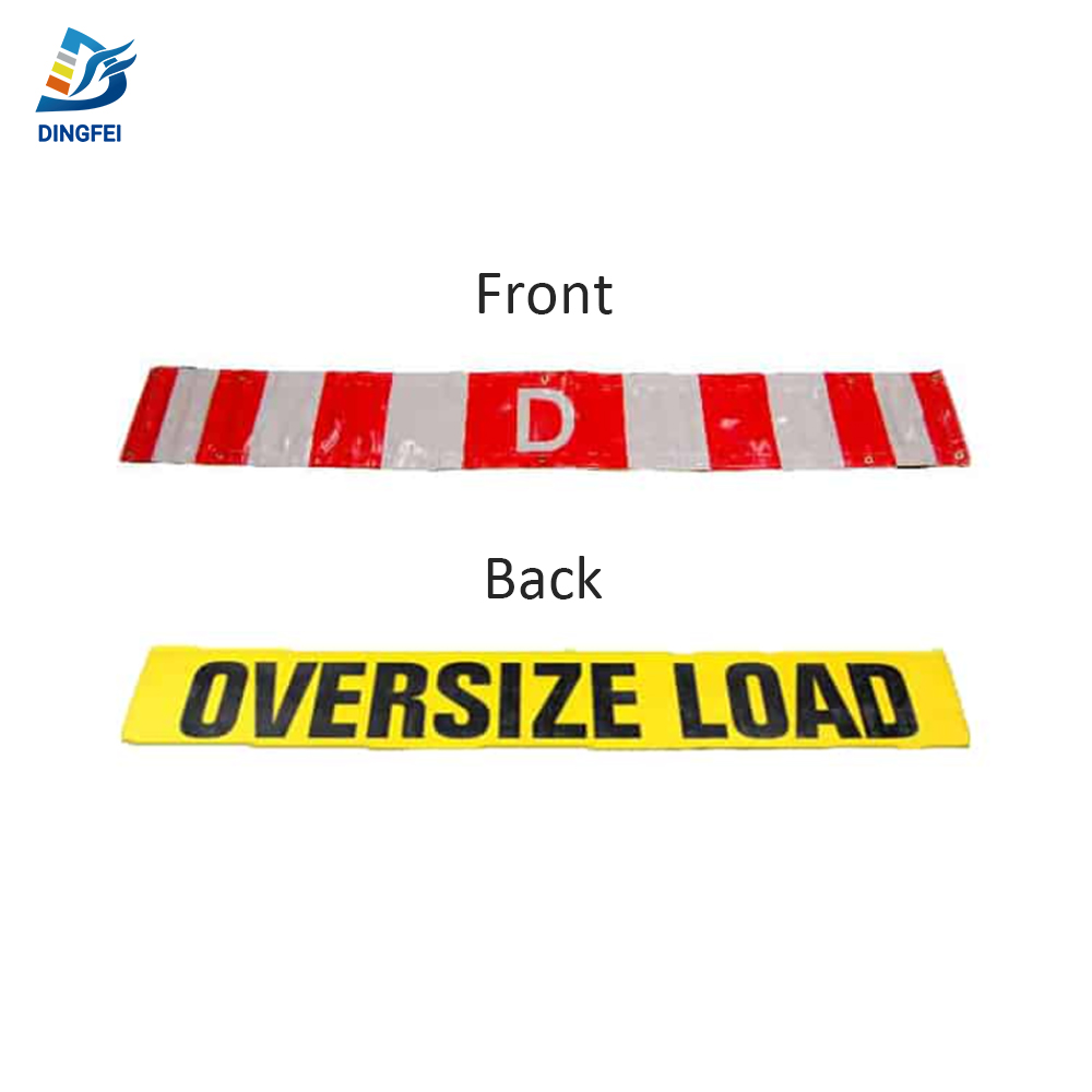 Double Sided Reflective Oversize Load Vehicle Roll Up Banner - 